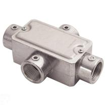 Condulete Fixo 3/4" Tipo "x" - Com Tampa / Rosca Bsp / Sem Pintura Tramontina Condulete Fixo 3/4" Tipo "x" - Com Tampa / Rosca Bsp / Sem Pintura Tramontina