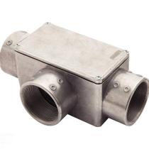 Condulete Fixo 3" Tipo "t" - Com Tampa / Rosca Bsp / Sem Pintura Tramontina