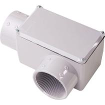 Condulete Fixo 4" Tipo "ll" - Com Tampa / Rosca Npt / Com Pintura Eletrostática A Pó Tramontina