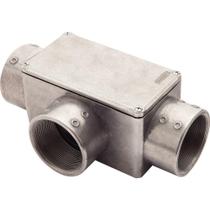 Condulete Fixo 4" Tipo "t" - Com Tampa / Rosca Bsp / Sem Pintura Tramontina