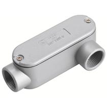 Condulete Fixo Ovalado 1" Tipo LL Tramontina com Rosca e Tampa com Pintura Eletrostática a Pó