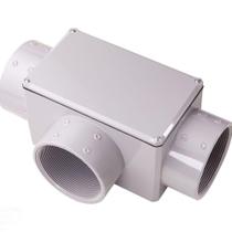 Condulete Fixo "t" 1" Com Tampa / Com Rosca Npt / Com Pintura Eletrostática A Pó Tramontina