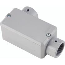 Condulete fixo tipo "LL" Tramontina 3/4" com tampa / sem rosca / com pintura eletroestática a pó