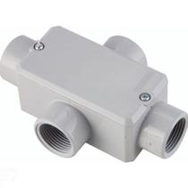 Condulete Fixo "x''" 2" Com Tampa / Com Rosca Npt / Com Pintura Eletrostática A Pó Tramontina Condulete Fixo "x''" 2" Com Tampa / Com Rosca Npt / Com Pintura Eletrostática A Pó Tramontina