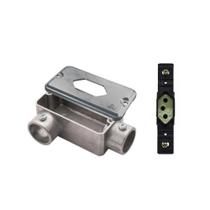 Condulete LR+Tampa 1 Mod Losangular Wetzel+Tomada Transmóbil