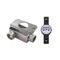 Condulete LR+Tampa Cond Mod Redondo Wetzel+Tomada Transmóbil