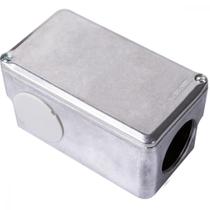 Condulete múltiplo 1.1/2" tipo "L" com tampa