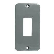 Condulete-placa 1 tecla-cinza Condulete-placa 1 tecla-cinza