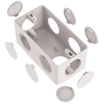 Condulete pvc branco 1 07 entradas inpol Condulete pvc branco 1 07 entradas inpol