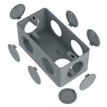 Condulete Pvc Múltiplo 1" Cinza Inpol Condulete Pvc Múltiplo 1" Cinza Inpol