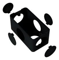 Condulete PVC Multiplo 5 Saidas Preto 1/2 - 3/4 Inpol