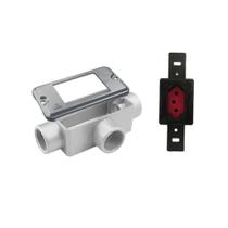 Condulete T+Tampa 3 Mod Wetzel+Mod Tomada 10A VM Transmobil