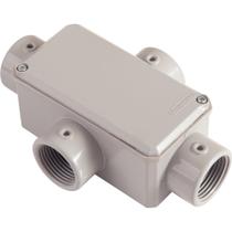 Condulete Tipo X 1" Fixo Tramontina com Tampa com Rosca NPT e com Pintura Eletrostática a Pó Tramontina Condulete Tipo X 1" Fixo Tramontina com Tampa com Rosca NPT e com Pintura Eletrostática a Pó Tramontina