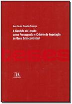 Conduta do Lesado como Pressuposto e Critério de Imputação do Dano Extracontratual Conduta do Lesado como Pressuposto e Critério de Imputação do Dano Extracontratual