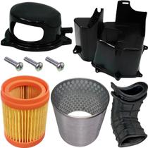 Condutor tampa filtro ar tela honda titan 150 2004 a 2008