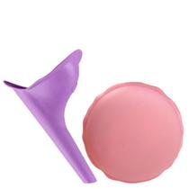 Condutor Urinário Feminino Portátil com Estojo Flexível e Reutilizável Condutor Urinário Feminino Portátil com Estojo Flexível e Reutilizável