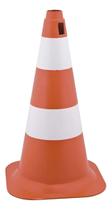 Cone 50cm Laranja/branco Flexível Vonder Cone 50cm Laranja/branco Flexível Vonder