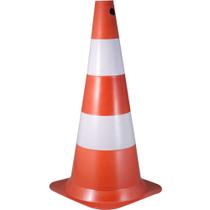 Cone 75cm Branco/Laranja POLIET - 7029000754 - VONDER