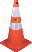 Cone 75Cm Laranja/Branco Refletivo Vonder