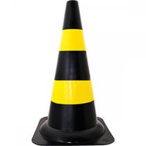 Cone Amarelo/Preto 50Cm Pq Delta Cone Amarelo/Preto 50Cm Pq Delta
