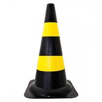 Cone Amarelo/Preto 70Cm Gd Delta