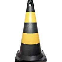 Cone Amarelo/Preto 75Cm Fortline