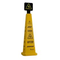 Cone bralimpia e placa sinalizador piso molhado (port/ing)