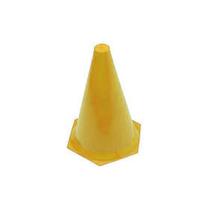 Cone cemar de sinalização 23cm - amarelo - un