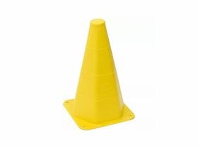 Cone de Agilidade Liso 23 Cm, Amarelo Cone de Agilidade Liso 23 Cm, Amarelo