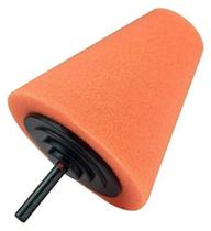 Cone de Espuma Drill Laranja Médio para Polimento de Rodas KERS