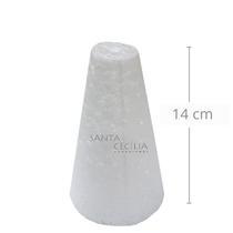 Cone de Isopor 14 cm para Artesanato, Decoração e Trabalhos Escolares