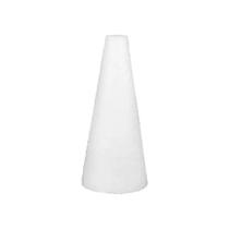 Cone de isopor 30 cm decoração de ambiente e festas Cone de isopor 30 cm decoração de ambiente e festas