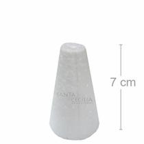 Cone de Isopor 7 cm para Artesanato, Decoração e Trabalhos Escolares