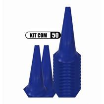 Cone De Marcação Sinalizador Colorido 50cm Pvc Rígido - Kit C/ 50 Unidades Cone De Marcação Sinalizador Colorido 50cm Pvc Rígido - Kit C/ 50 Unidades