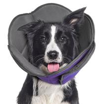 Cone de recuperação de cães LETSQK roxo para cães pequenos