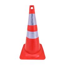 Cone de Sinalização 75 Cm Laranja e Branco Plastcor