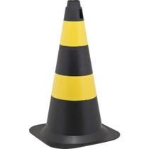 Cone de sinalização com 50 cm com 2 faixas