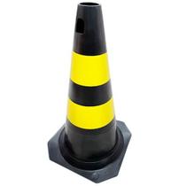 Cone de Sinalização e Seguranças, Preto e Amarelo, Plastcor, Zebrado, 70 cm Cone de Sinalização e Seguranças, Preto e Amarelo, Plastcor, Zebrado, 70 cm