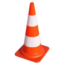 Cone de Sinalização Laranja/branco 50cm