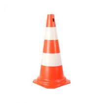 Cone de Sinalização Laranja/Branco 75cm Plastcor