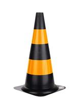 Cone de Sinalização Rígido e Refletivo 50 CM Delta Plus WPS1921 Preto e Amarelo