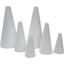 Cone em EPS 80MM Base X 160MM Altura - Pacote com 10 Unidades