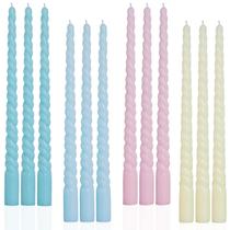 Cone espiral colorido sem perfume LPUSA, 30 cm, conjunto 12