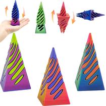 Cone espiral Fidget Toy Bigted impresso em 3D para alívio do estresse