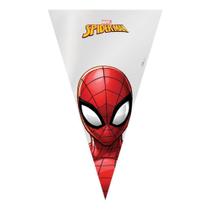 Cone Festa Homem Aranha 18x30cm - 50 unidades - Cromus - Rizzo