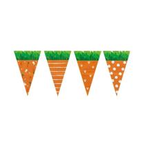 Cone Festa Hortinha Sortido - 9,5x14,5cm - 50 unidades - Cromus - Rizzo