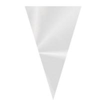 Cone Festa Transparente - 18x30cm - 50 unidades - Cromus