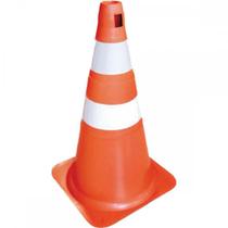 Cone Laranja/Branco 75Cm Fortline - Fortlev