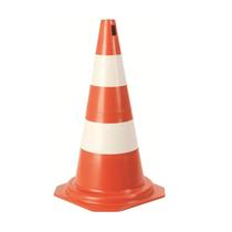 Cone Laranja e Branco de Plástico 75cm - PLASTCOR Cone Laranja e Branco de Plástico 75cm - PLASTCOR