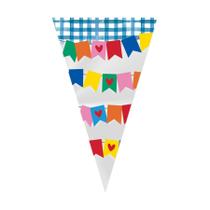 Cone para Festa - Arraiá - 17,5x29,5cm - 50 unidades - Cromus - Rizzo